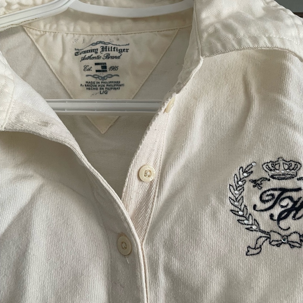 Tommy Hilfiger Off-White Button Down Shirt